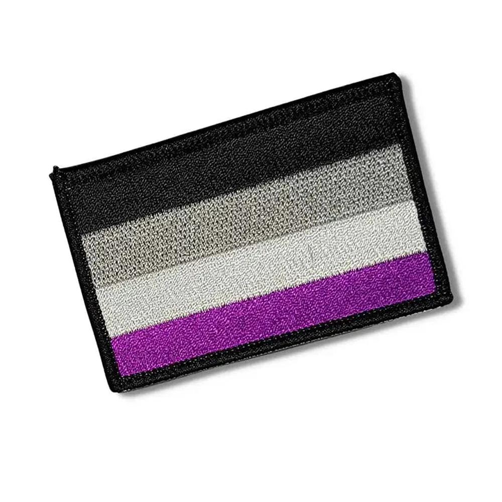 PARCHE BANDERA DEL ORGULLO ASEXUAL