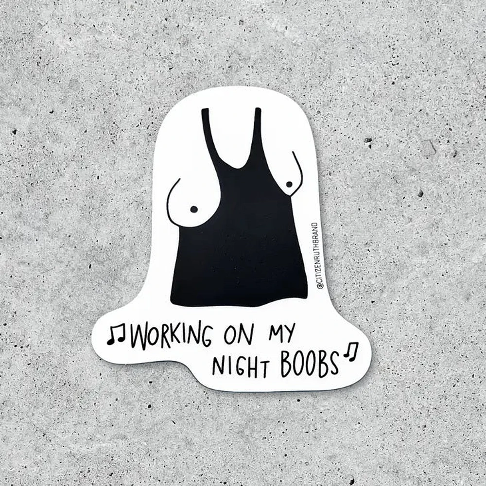 Night Boobs Sticker