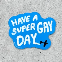 Journée super gay Sticker