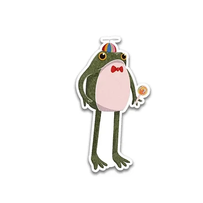 Silly Frogson Sticker