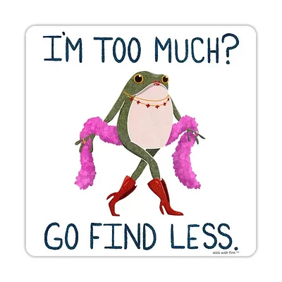 Go Find Less Sticker