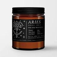 Areis Candle In Amber Glass