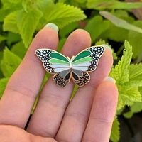 Aromantic Butterfly Pin