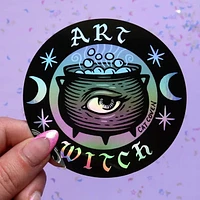 Art Witch - Holographic Sticker