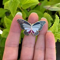 Asexual Butterfly Pride Pin