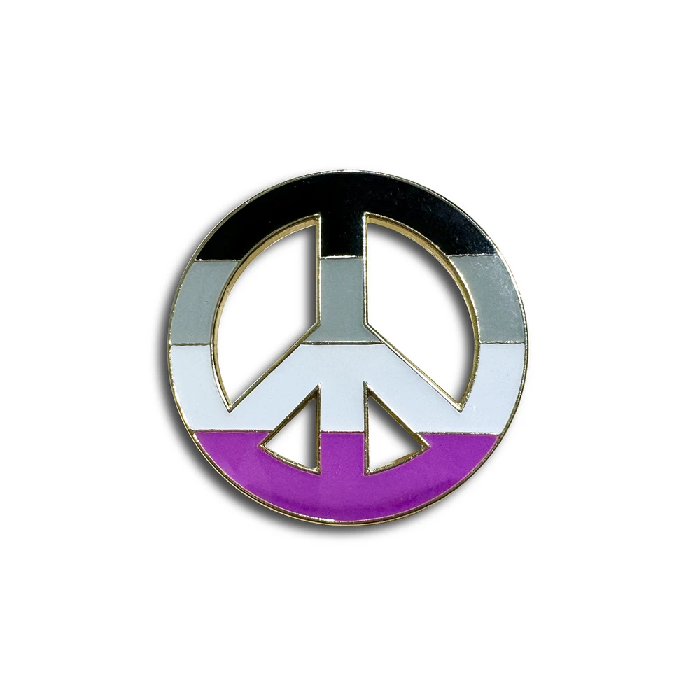 Asexual Peace Pin