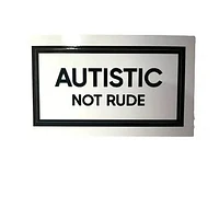 Autustic Not Rude Sticker