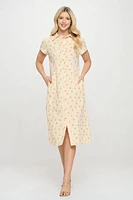 Sweet Cherry Print Dress