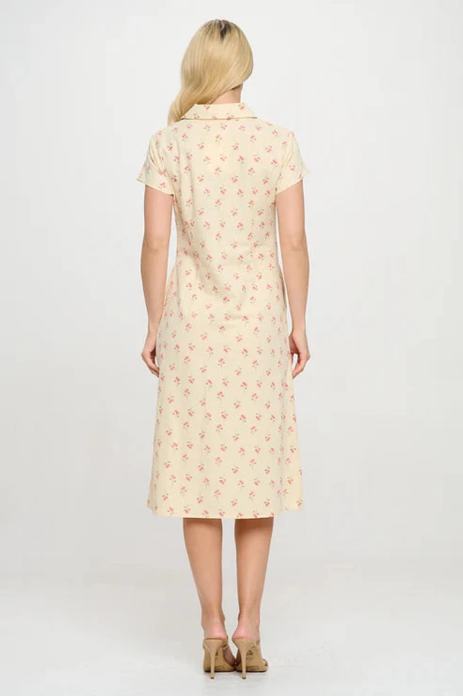 Sweet Cherry Print Dress