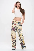 Botanical Cargo Pants