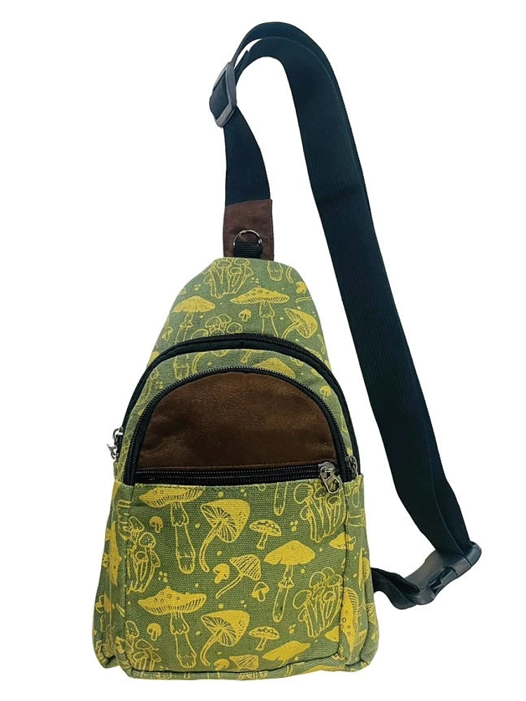 Crossbody Bag Mushroom Print