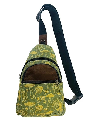 Crossbody Bag Mushroom Print