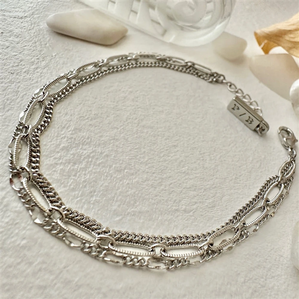 Nanaimo Triple Layer Chain Bracelet