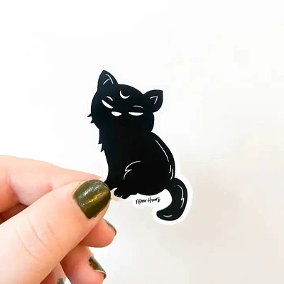 Baby Black Cat (Superstitious Mini) Sticker