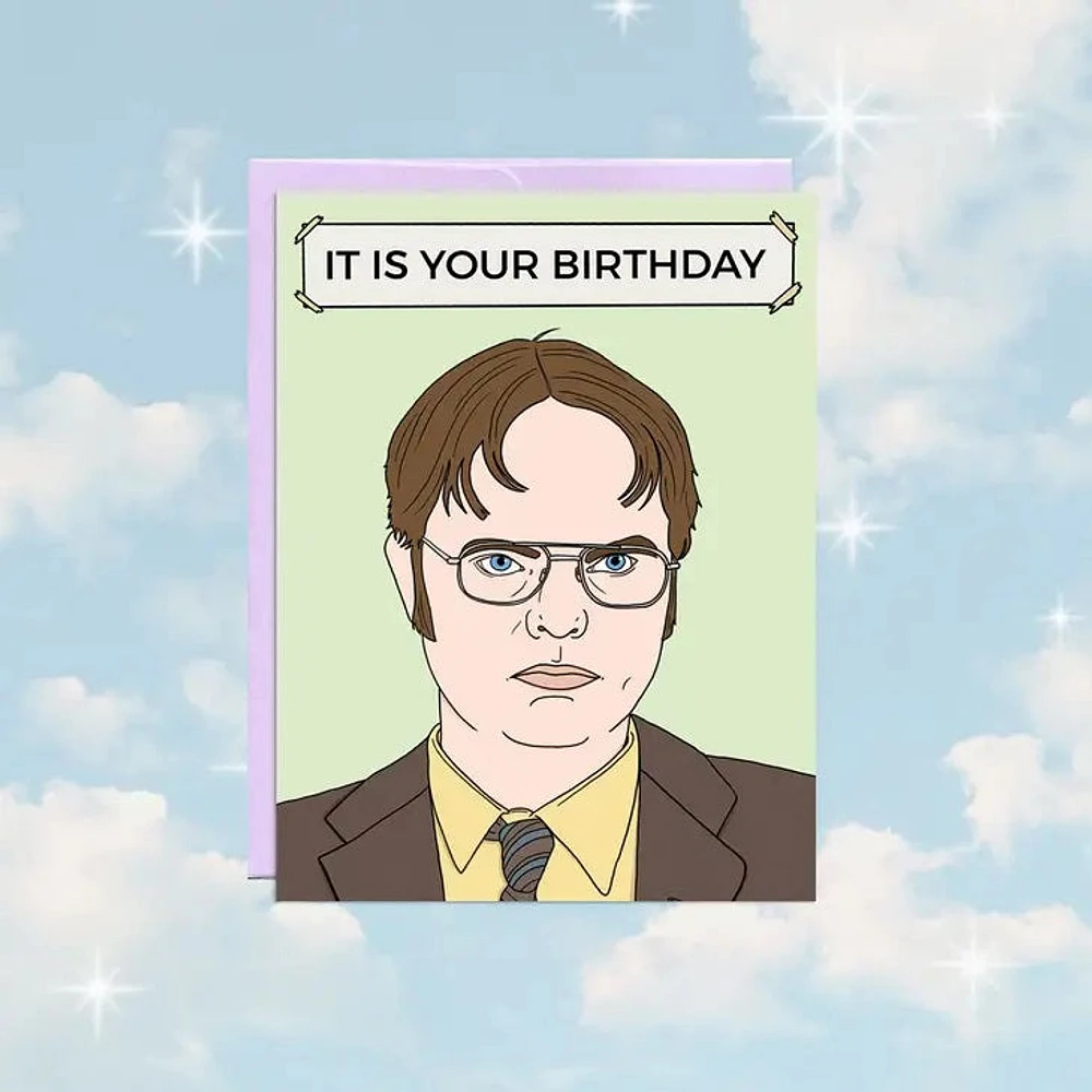 Tarjeta de cumpleaños de Dwight