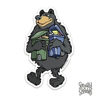 Grocery Getter Bear Sticker