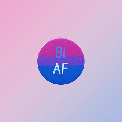 Bi AF Bisexual Pin