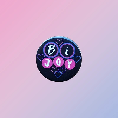 Bi Joy Bisexual Pin