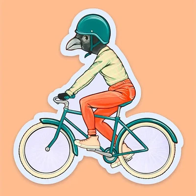 Bike Ride Sticker