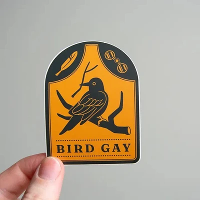 Bird Gay Sticker