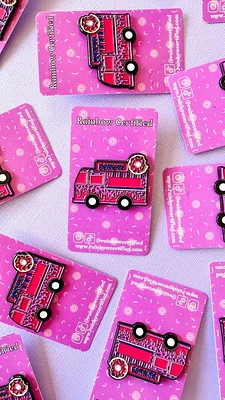 Bisexual Donut Food Truck Enamel Pin