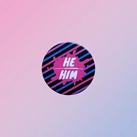 Bisexual He Him Pin