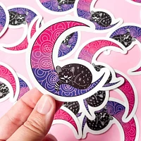 Bisexual Moon Sticker