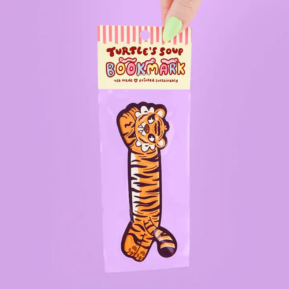 Long Tiger Reader Gift Bookmark