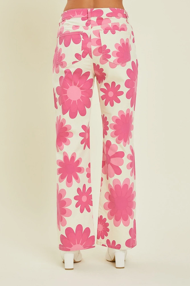 Floral Print Pants