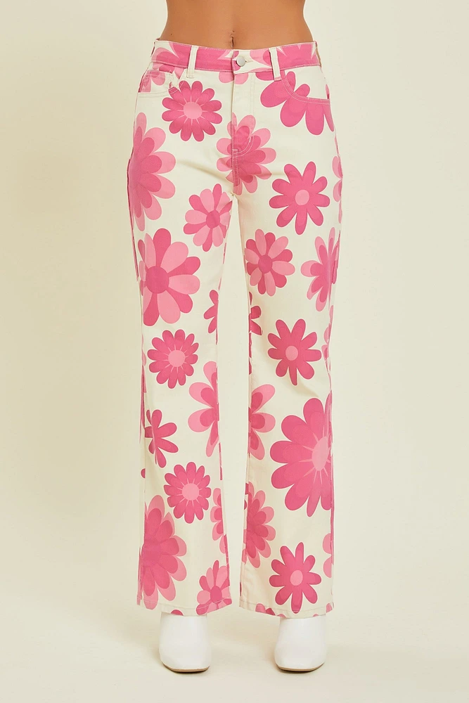 Floral Print Pants