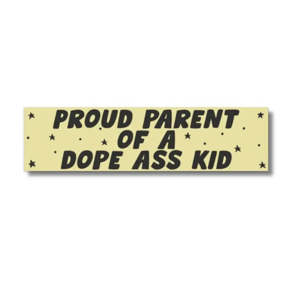 Autocollant De Voiture Parent fier d'un enfant Dope Ass