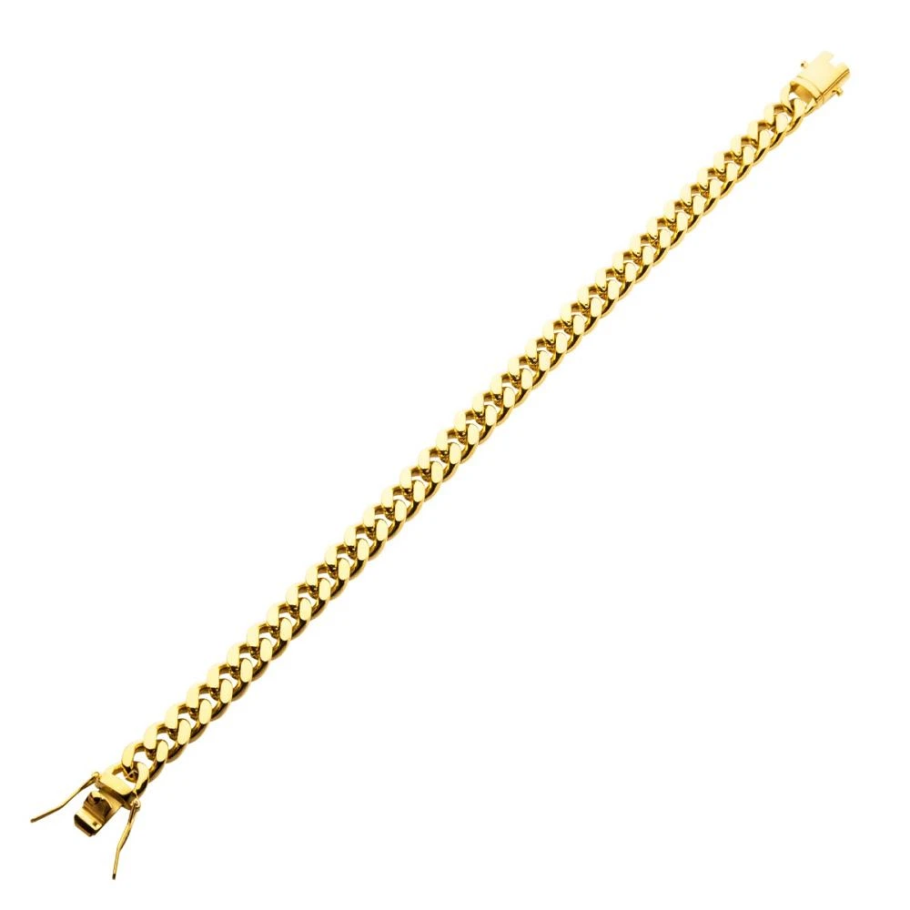 Pulsera Cadena Cubana Miami IP Oro 18kt 8mm