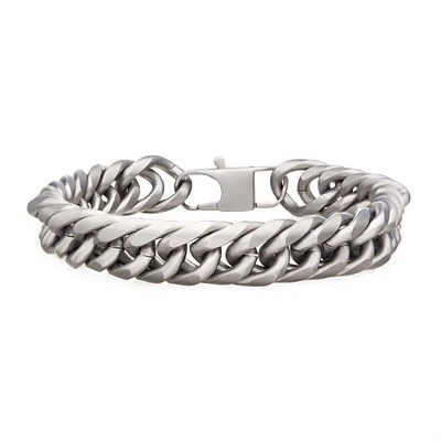 Matte Finish Steel Bracelet