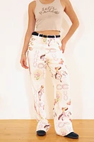 Western Wide Leg Pants