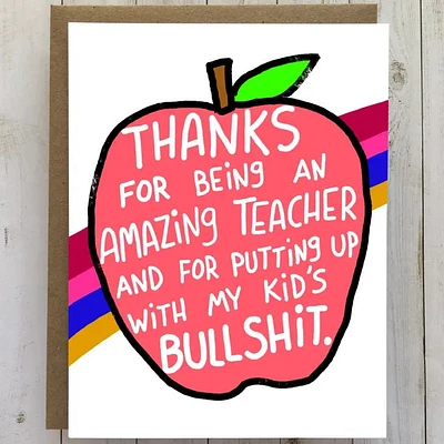 Teacher Thank You Card