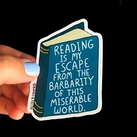 Reading Is My Escape Sticker