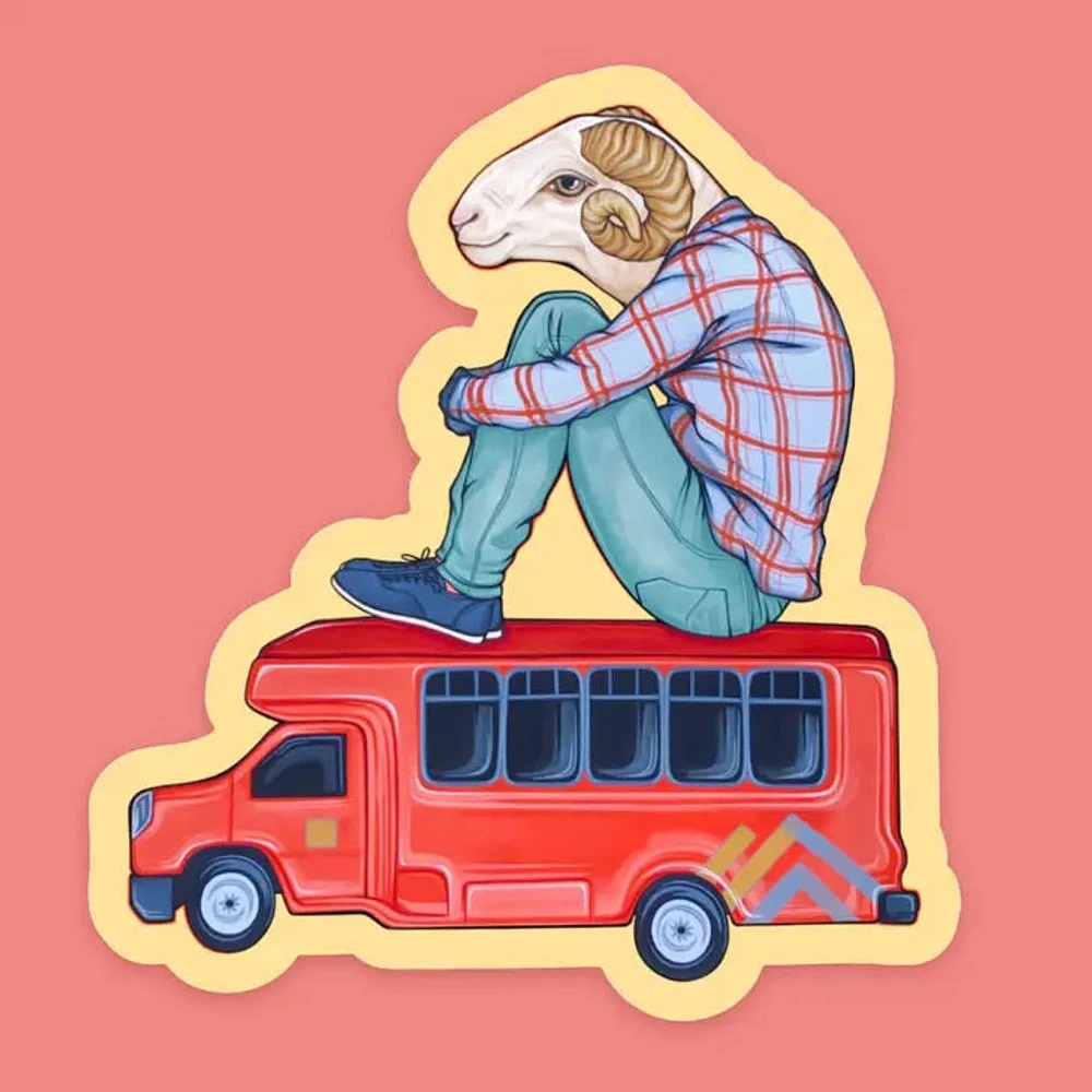 Bus Ride Sticker