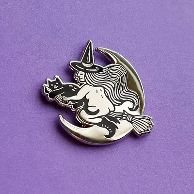 Butt Witch Enamel Pin