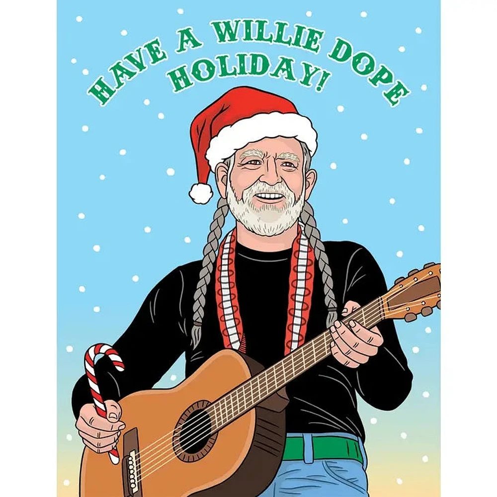 Willie Dope Lot de 8 cartes de Noël