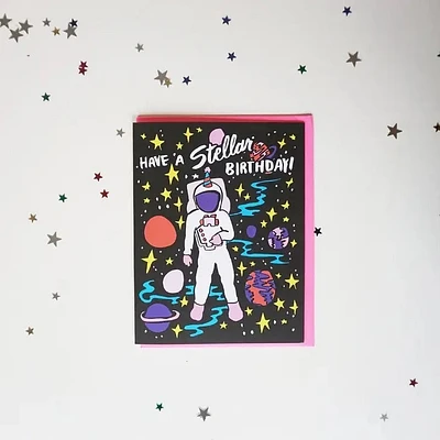 Stellar Birthday Card