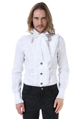 CAMISA DE TAFETÁN ARTISTÓCRATA VICTORIANA