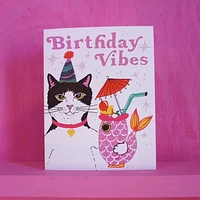 Birthday Vibes Card