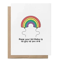 Hope Your Birthday Is As Gay As You Lgbtq+ Greeting Card