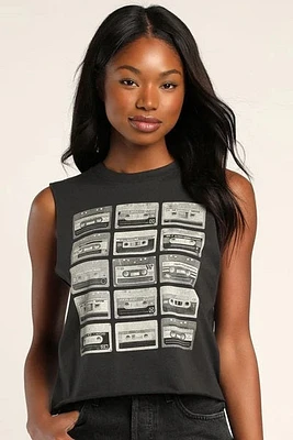 Cassette Tape Muscle Tank