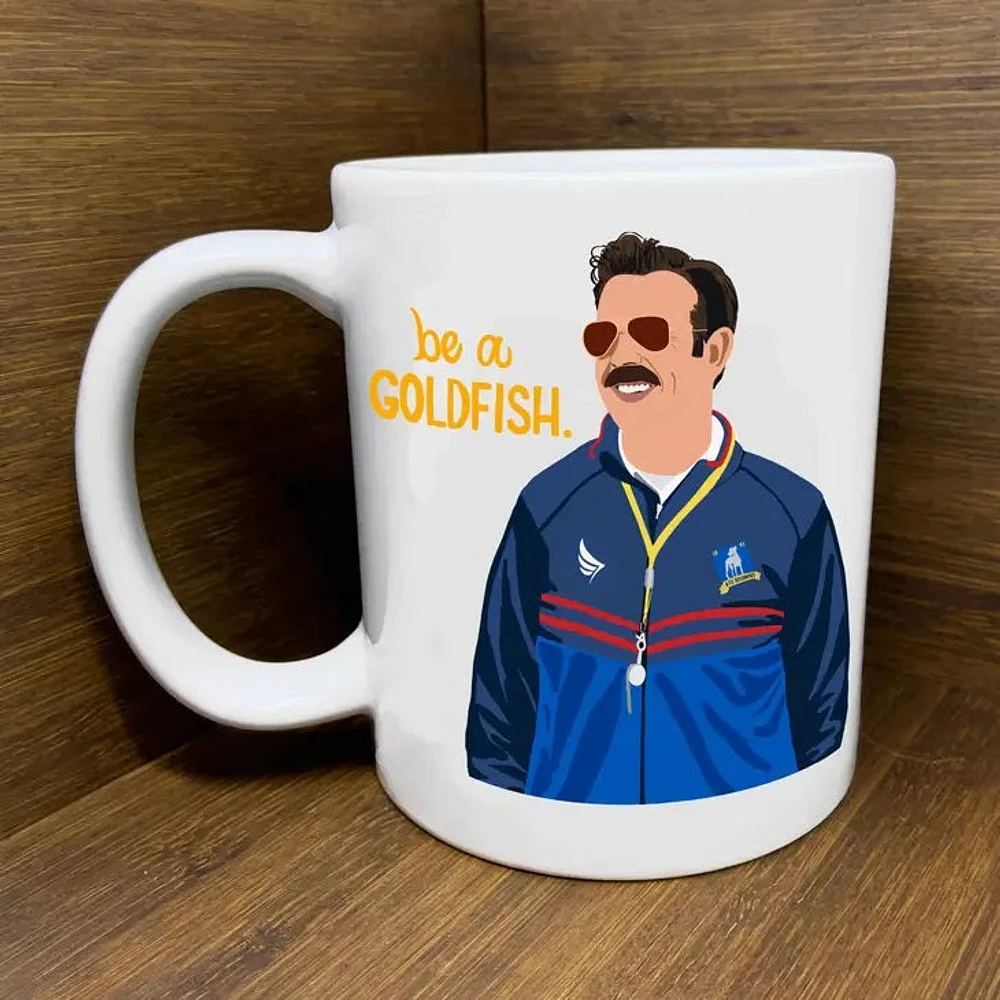 Taza Pez dorado de Ted Lasso