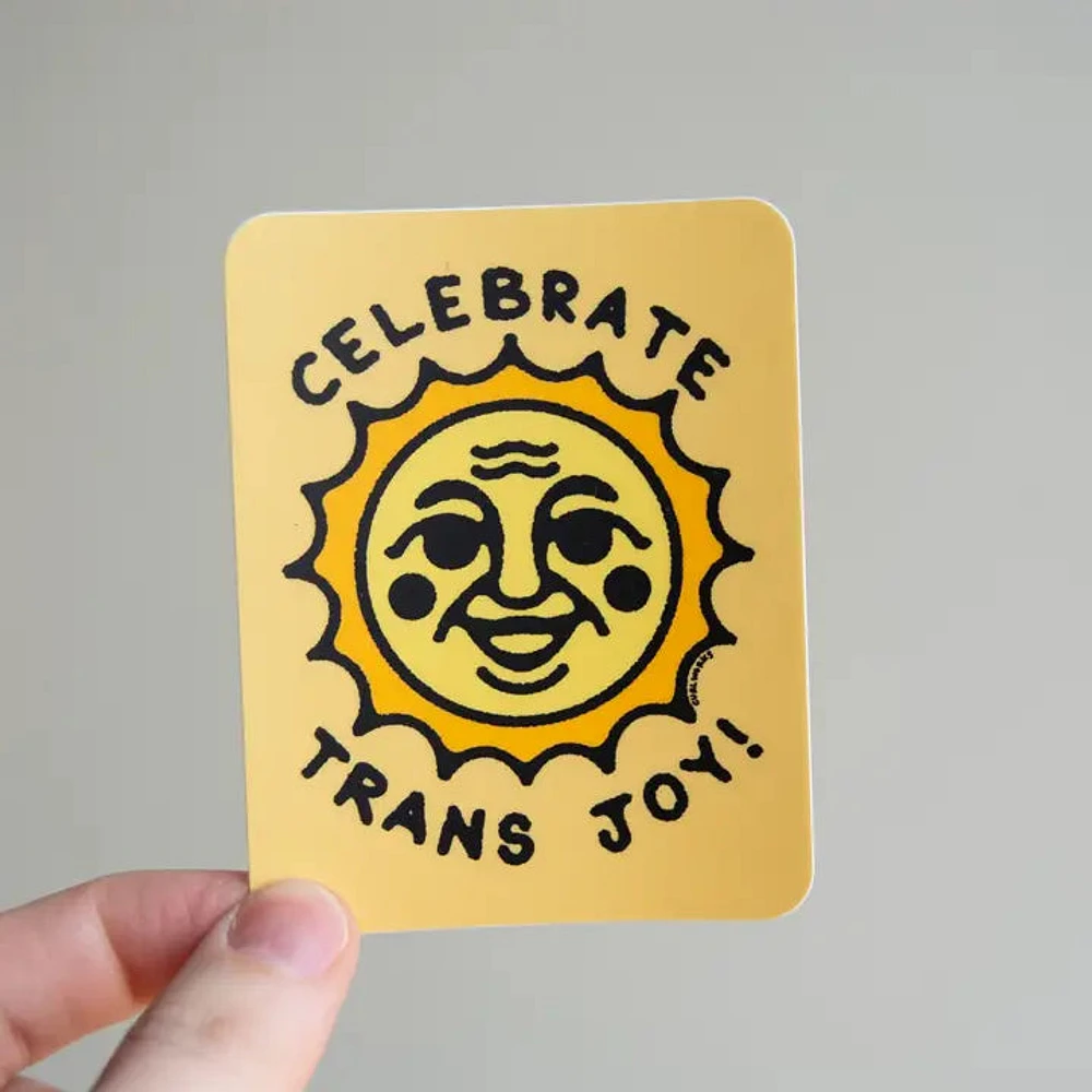 Celebrate Trans Joy Sticker