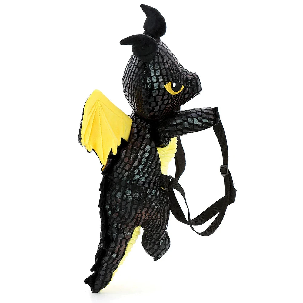 Black Dragon Stuffed Backpack