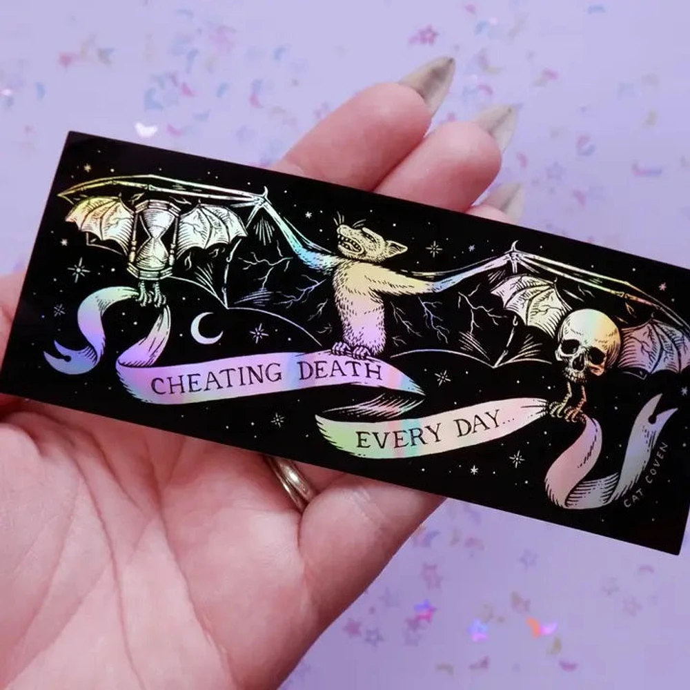 Cheating Death - Holographic Sticker