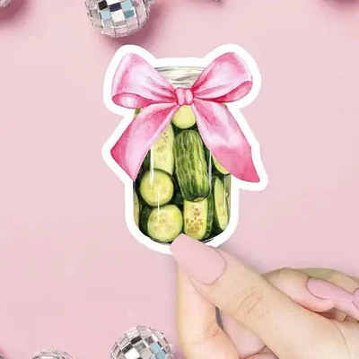 Coquette Pickle Sticker