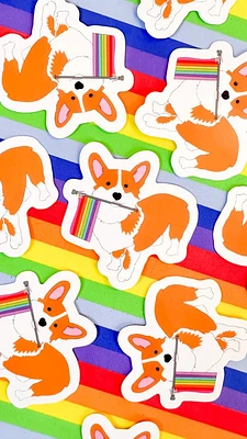 Orgullo Corgi Pegatina